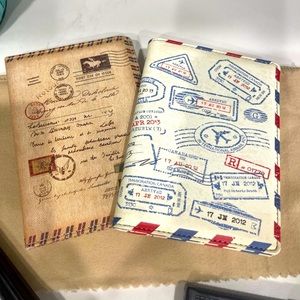 Passport Boarding Passes Holder Travel Wallet RFID Blocking Cards Case Cover